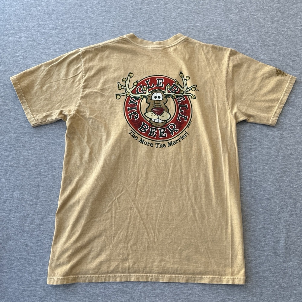 Crazy Short Jingle Bell Beer T Shirt Size M - Picture 10 of 15